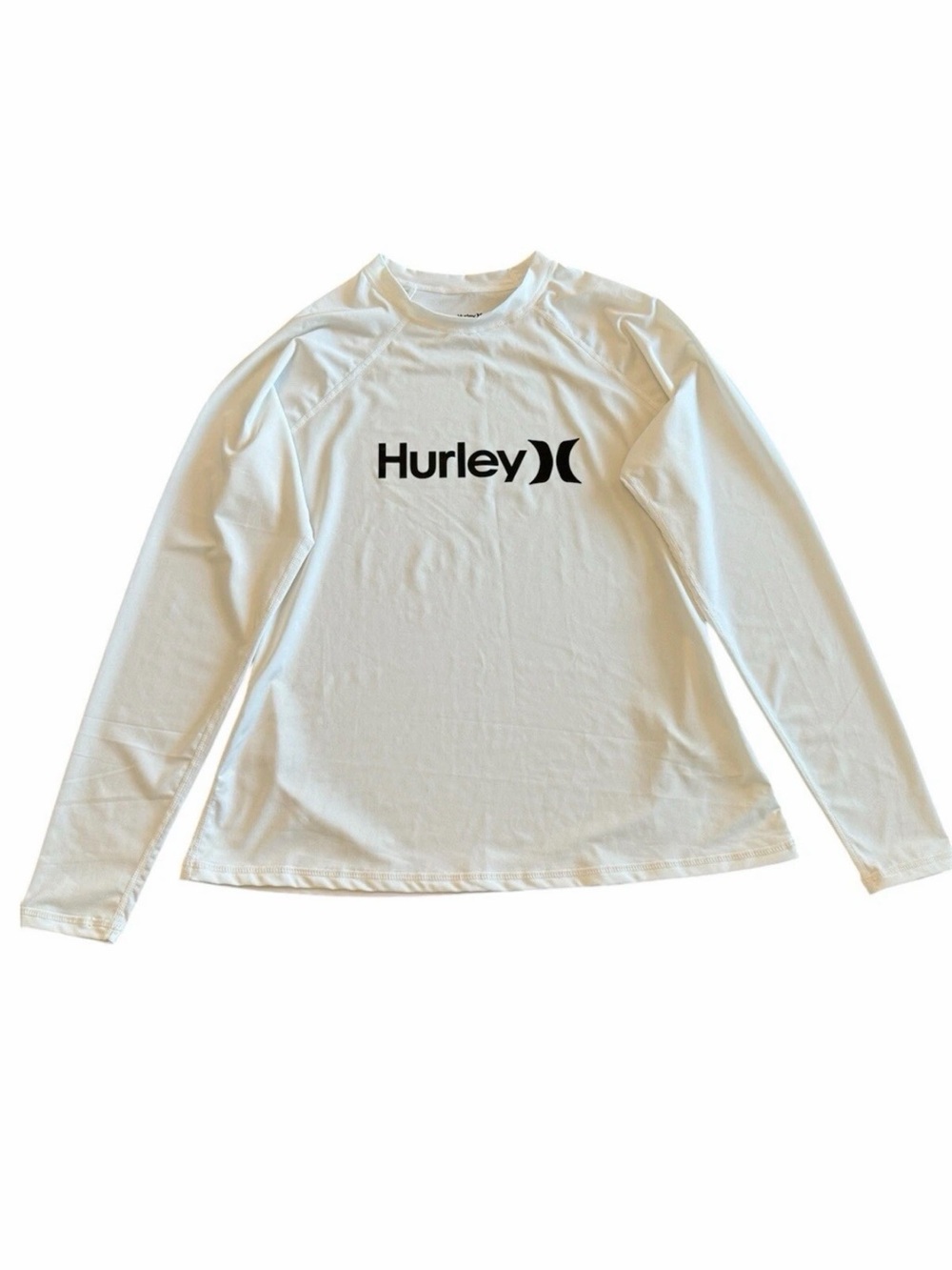 Hurley X Women's Long Sleeve White, SPF 50+ Size L